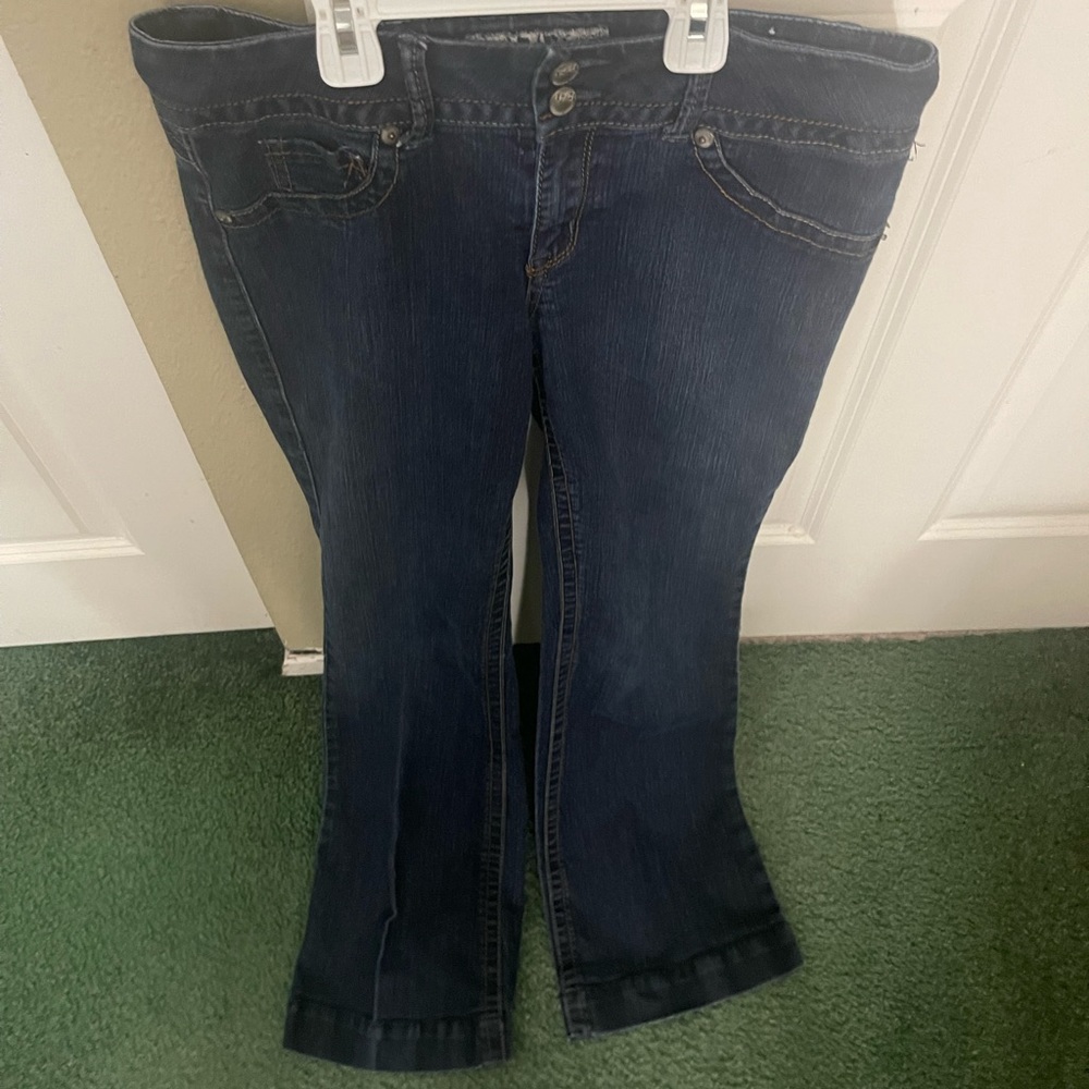 Blue Bootcut Jeans